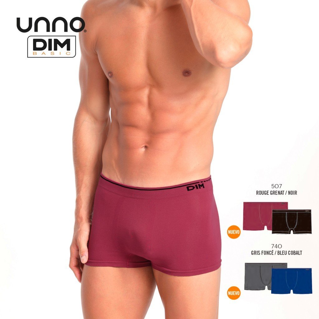 Pack 2 Boxer UNNO by DIM Algodón y Poliamida Mod. 5HF