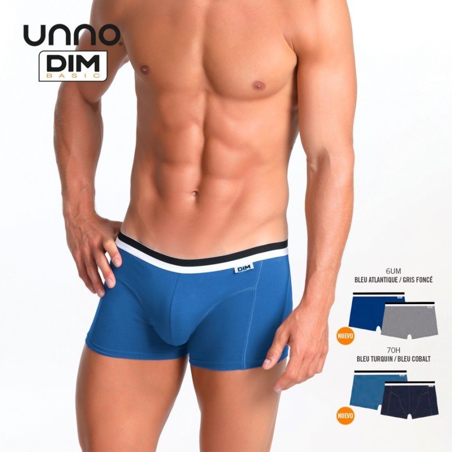 Pack 2 Boxer UNNO by DIM Algodón Mod 5H2
