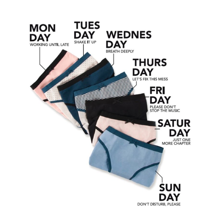 Braga bikini pack 7 algodón GISELA mod. 5233