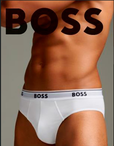 Pack 3 slips hombre Hugo Boss algodón elástico premium 50475273