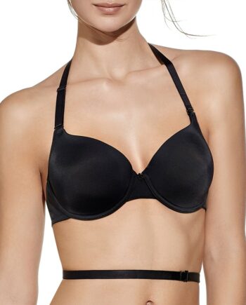 Sujetador Selene Rosa con aros y relleno en microfibra multiposición