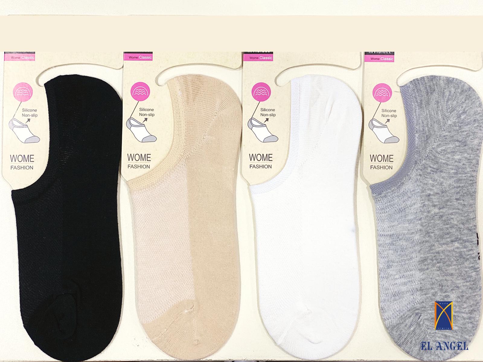 Pack 2 pares calcetín invisible algodón