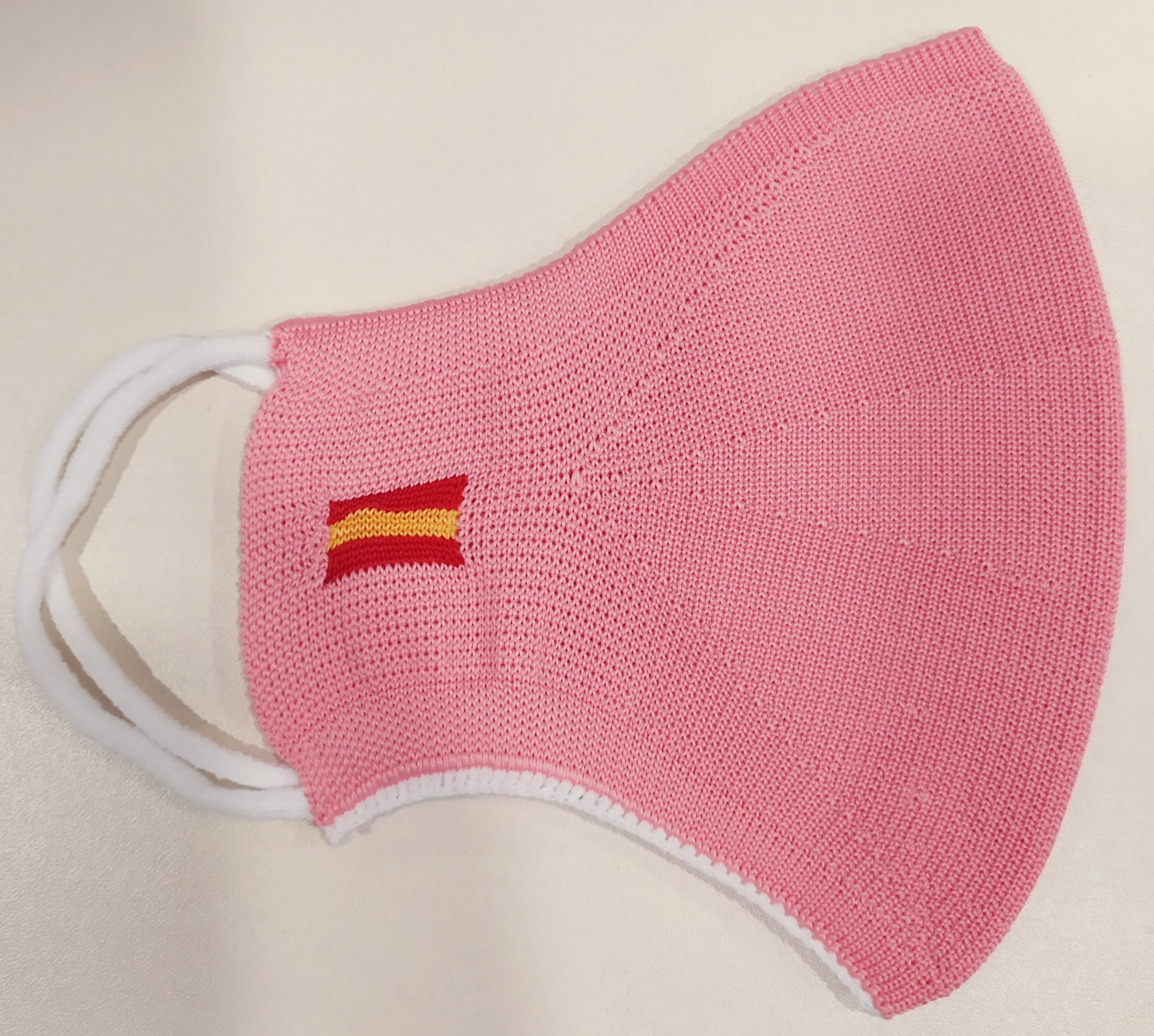 Mascarilla higiénica lavable y reutilizable con bandera de España