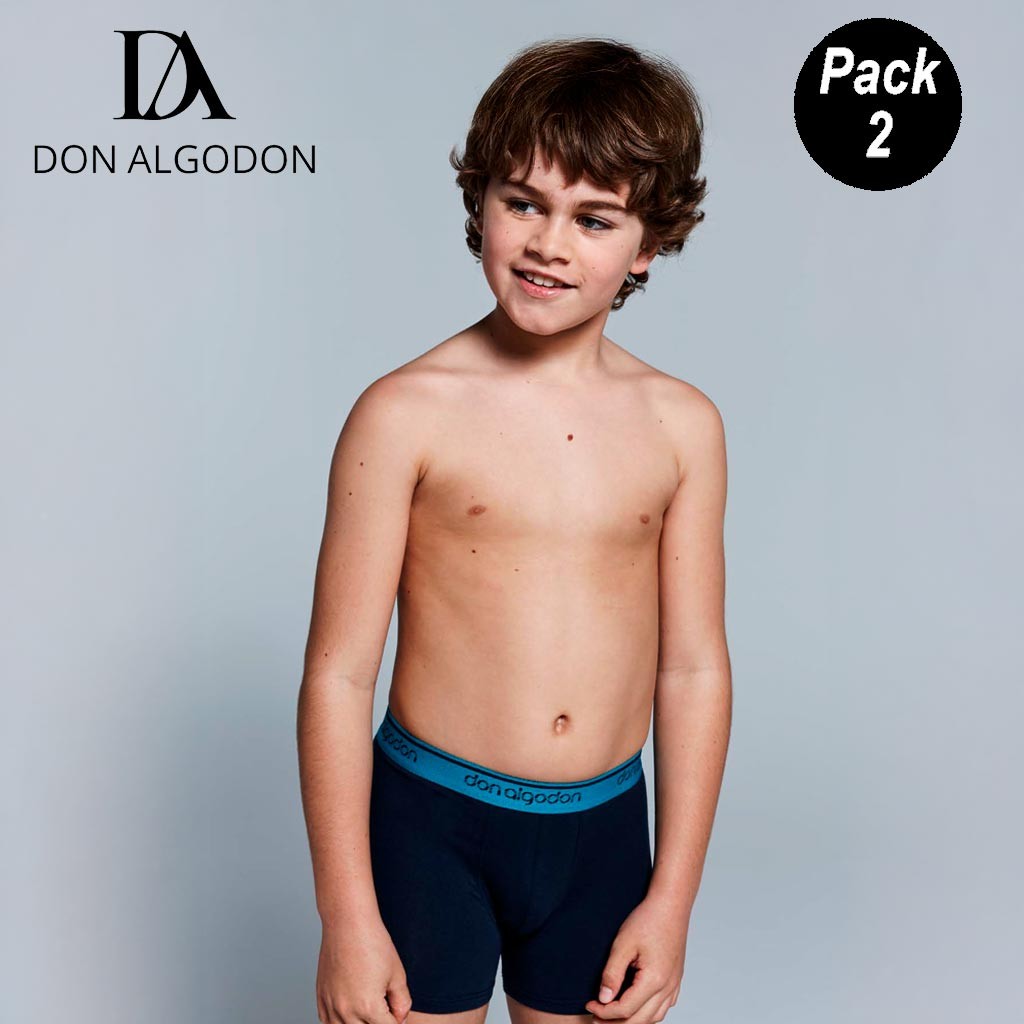 Bóxer niño DON ALGODÓN Pack 2