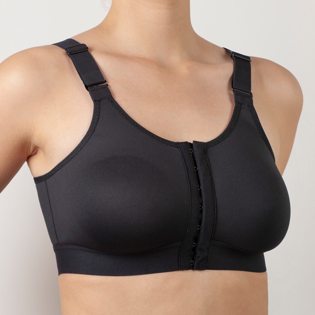 Sujetador postquirúrgico para mujer Selene modelo 8002 sin aro con apertura frontal y copa abatible