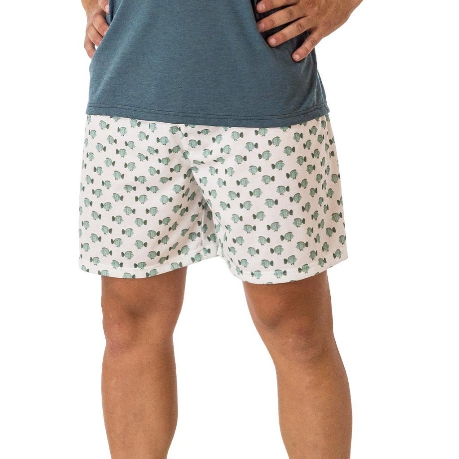Pijama hombre corto DORMEN estampado peces