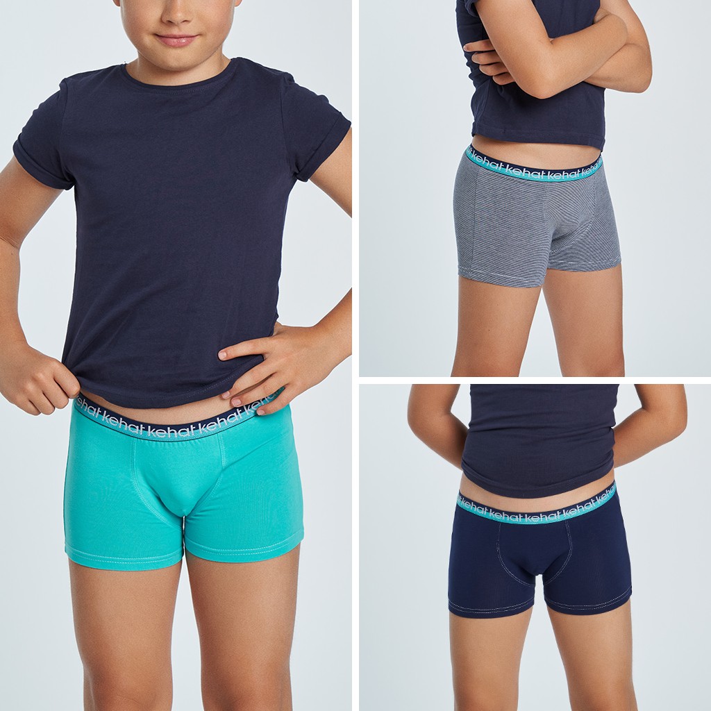 Boxer niño KEHAT algodón Pack 2