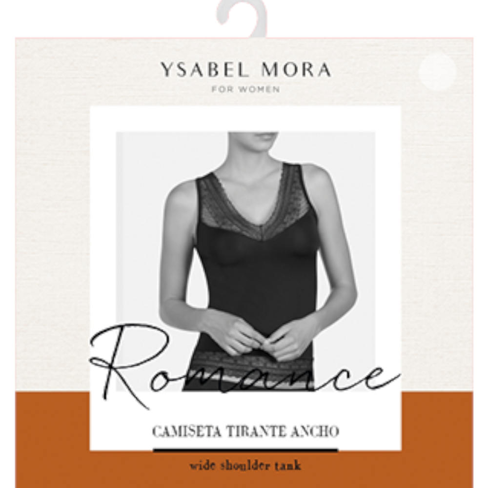 CAMISETA YSABEL MORA DE ENCAJE SIN MANGAS