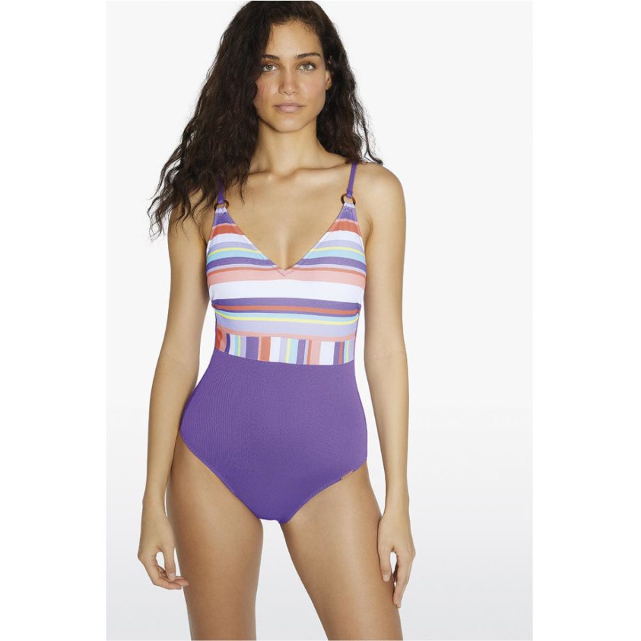 Bañador reductor malva de Ysabel Mora