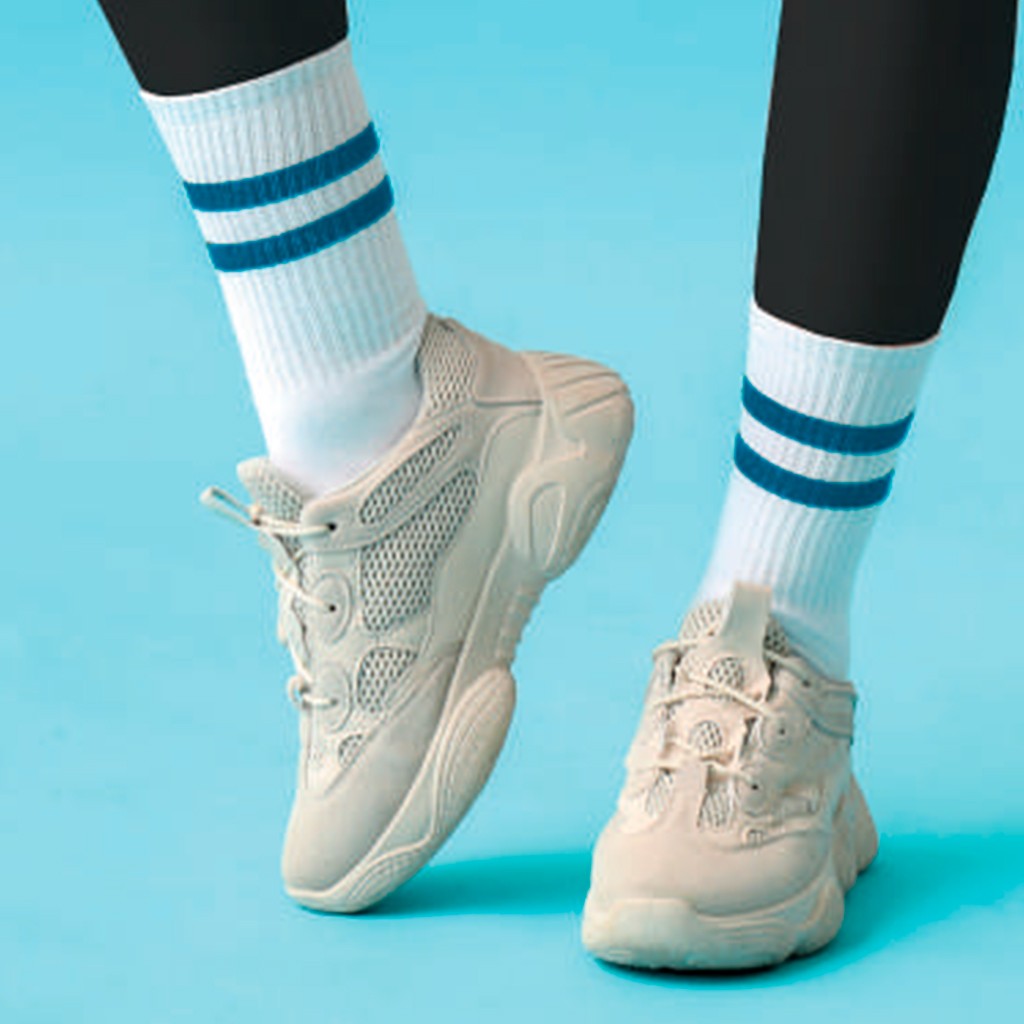 Calcetín pack x2 mujer Marie Claire tenis vintage