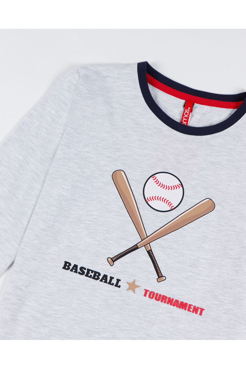 Pijama de niño manga larga baseball
