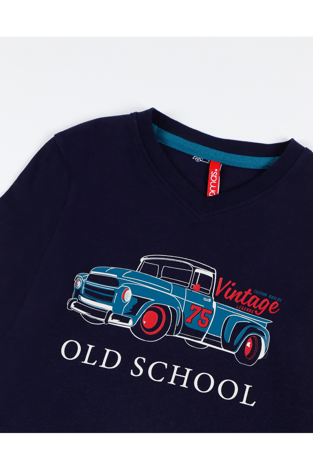 Pijama de niño de algodón de manga larga