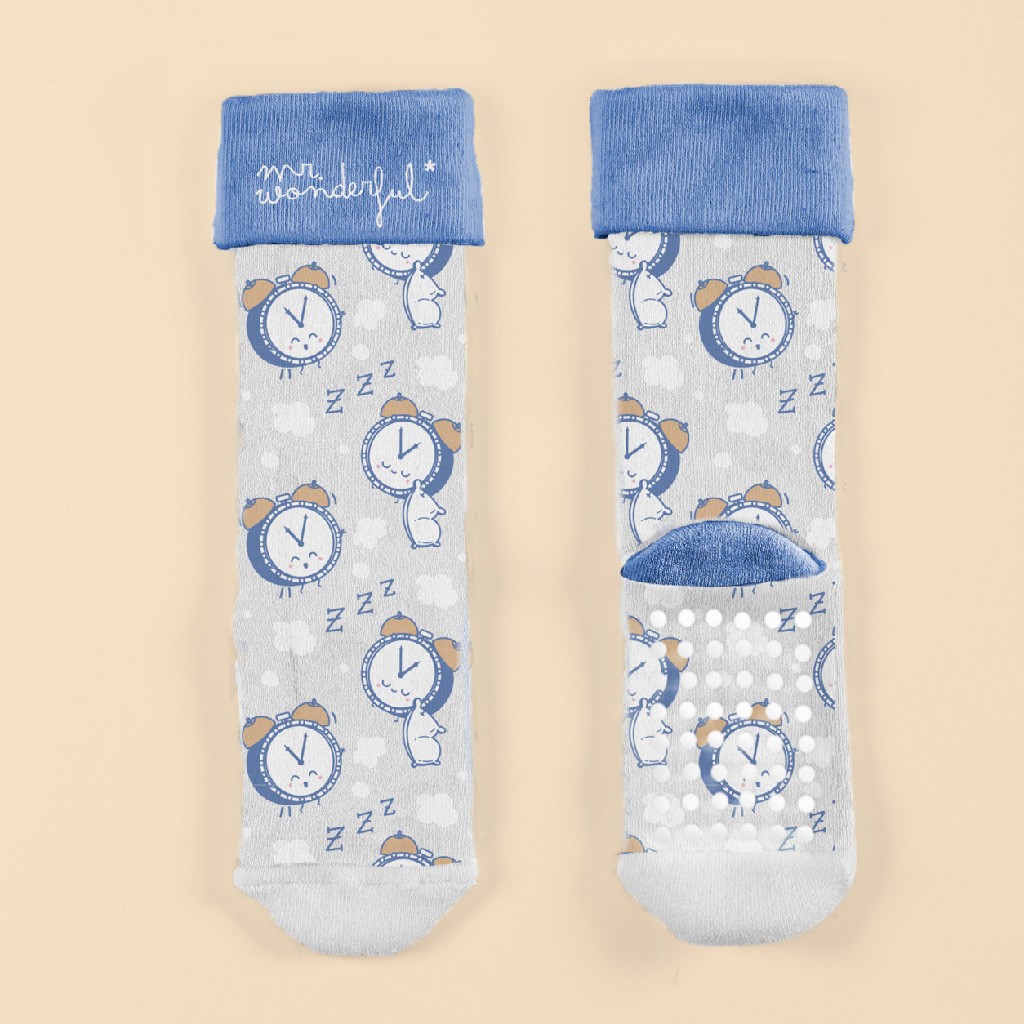 Calcetín mujer antideslizante estampado MR. WONDERFUL