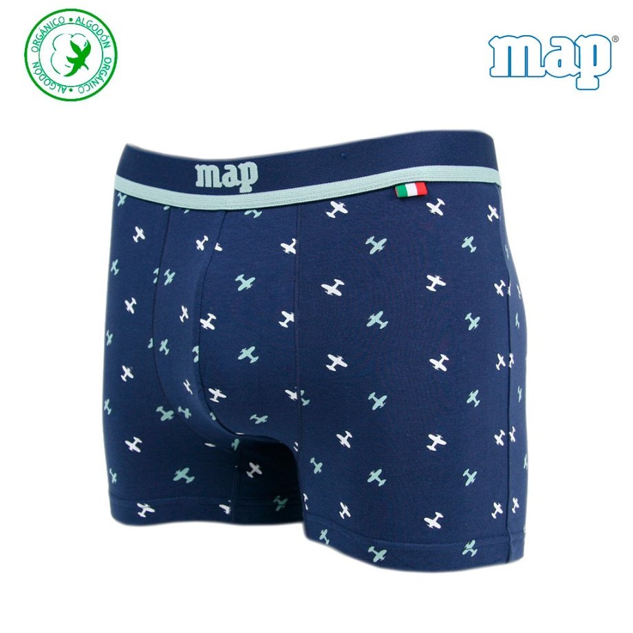 Bóxer hombre pack 2 algodón estampado AVIONES