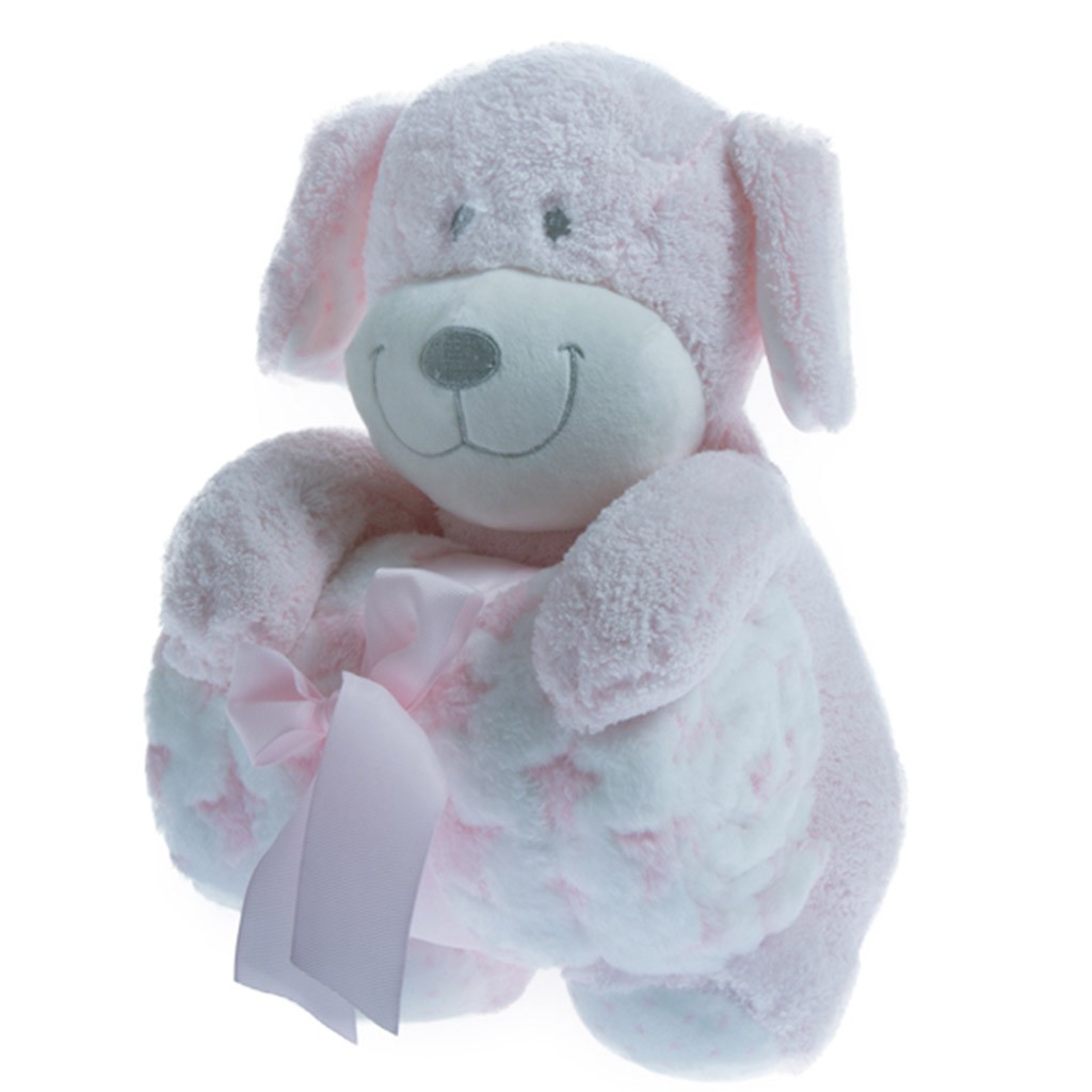 Peluche bebé Perrito con manta GAMBERRITOS