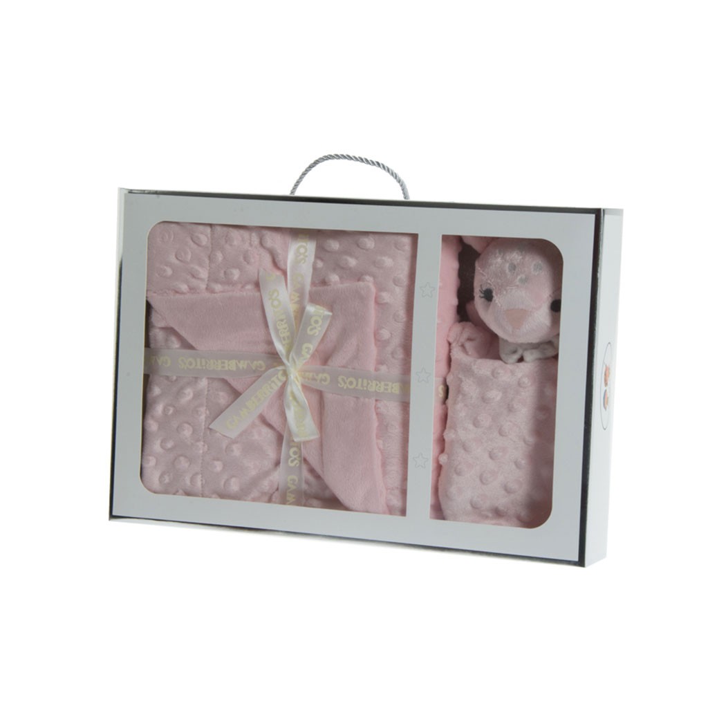 Estuche regalo bebe con dudu y animalito GAMBERRITOS