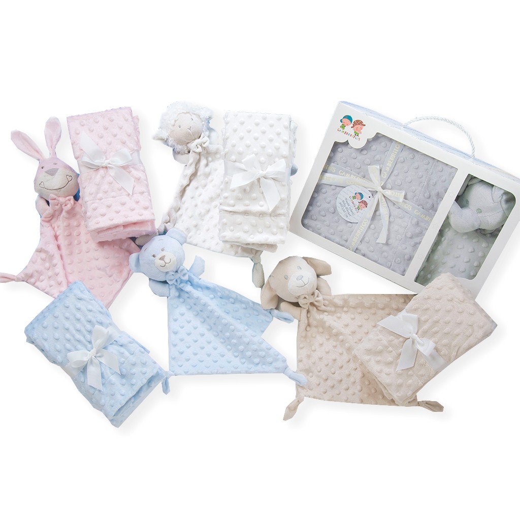 Manta con dou dou en estuche regalo GAMBERRITOS