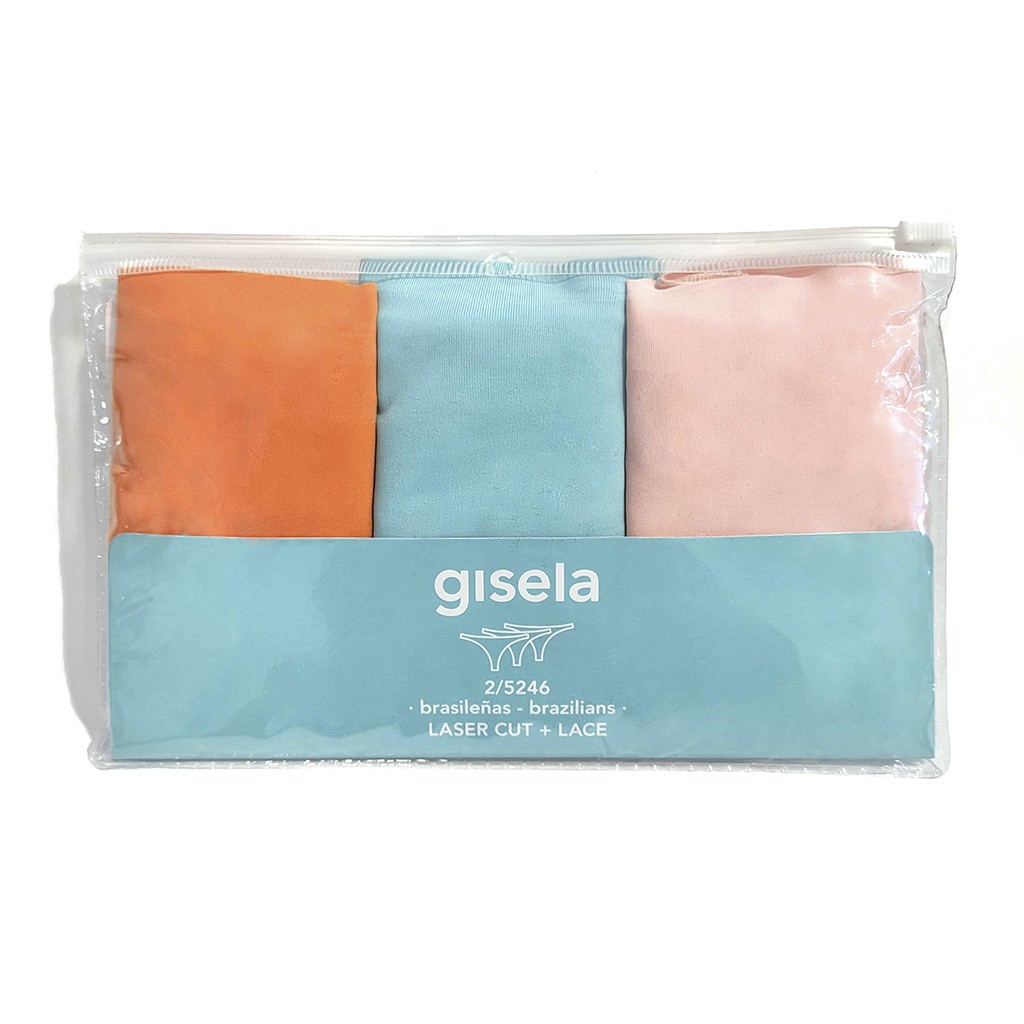 Pack de 3 braguitas brasileñas GISELA