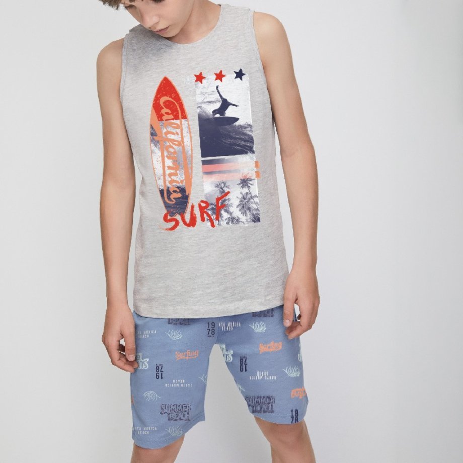 Pijama niño sin mangas de Tobogán 22117521