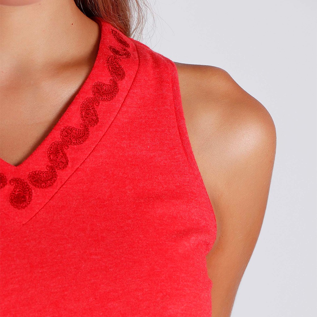 Pijama mujer ADMAS cuello pico Cachemire