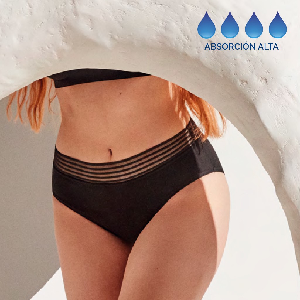 Braga alta menstrual de Gisela