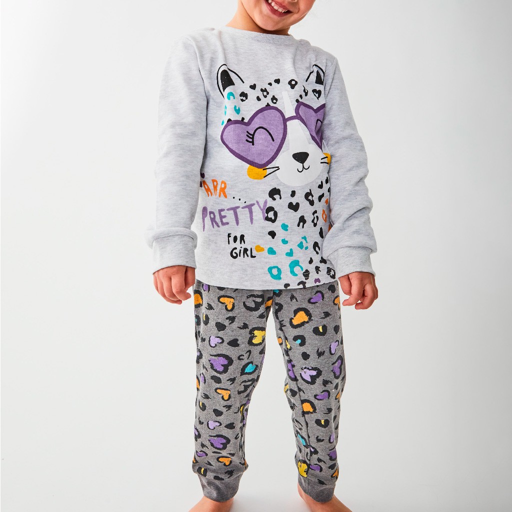 Pijama infantil gris de TOBOGAN