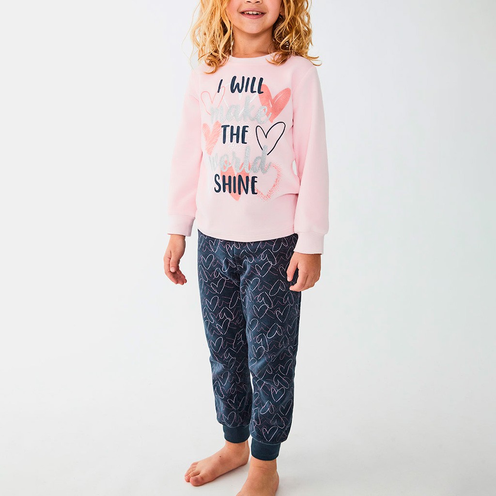 Pijama infantil de terciopelo TOBOGAN