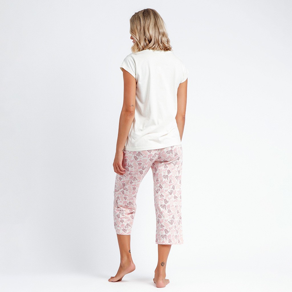 Pijama mujer estampado ADMAS manga corta