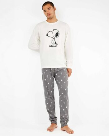 Pijama hombre algodón SNOOPY de Gisela