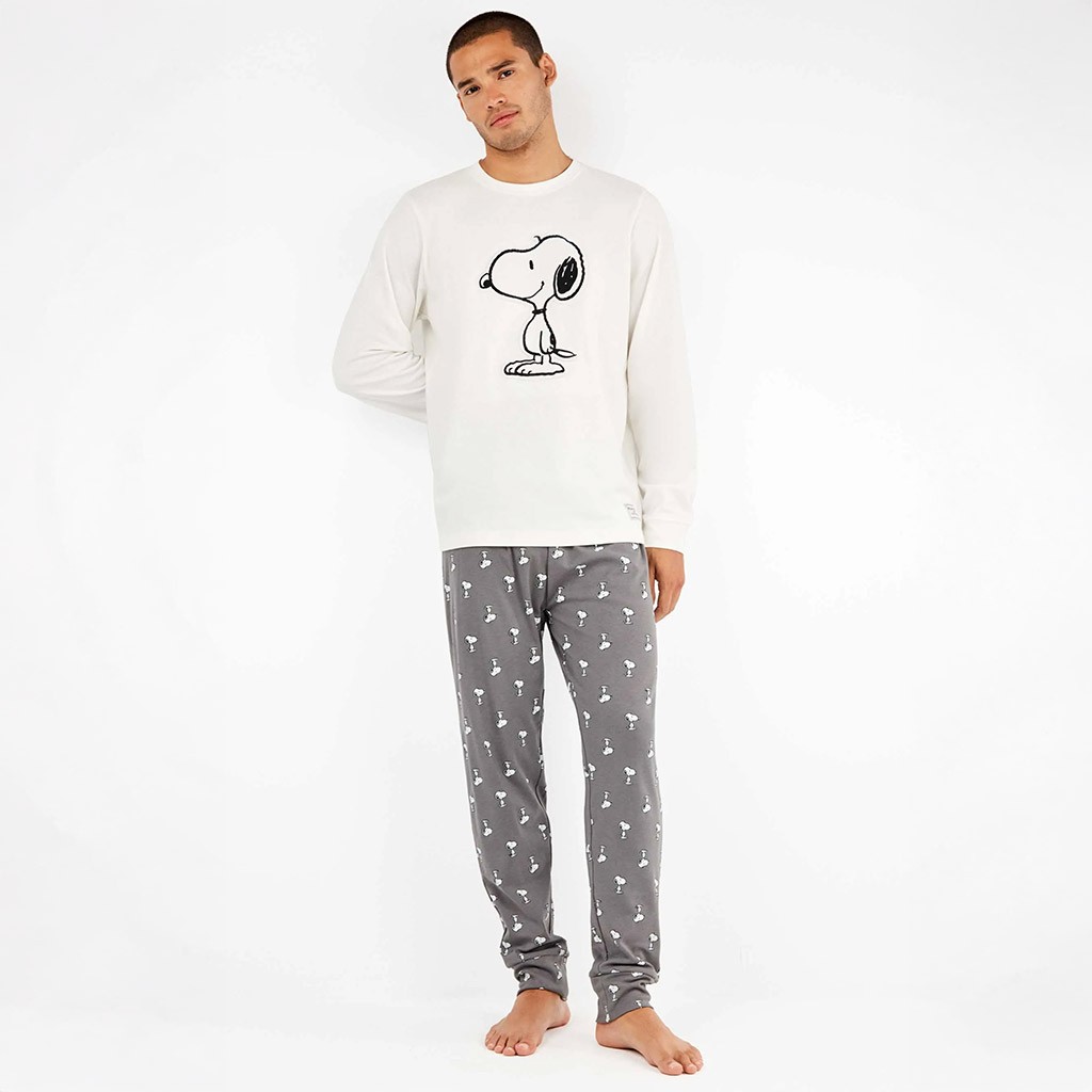 Pijama hombre algodón SNOOPY de Gisela