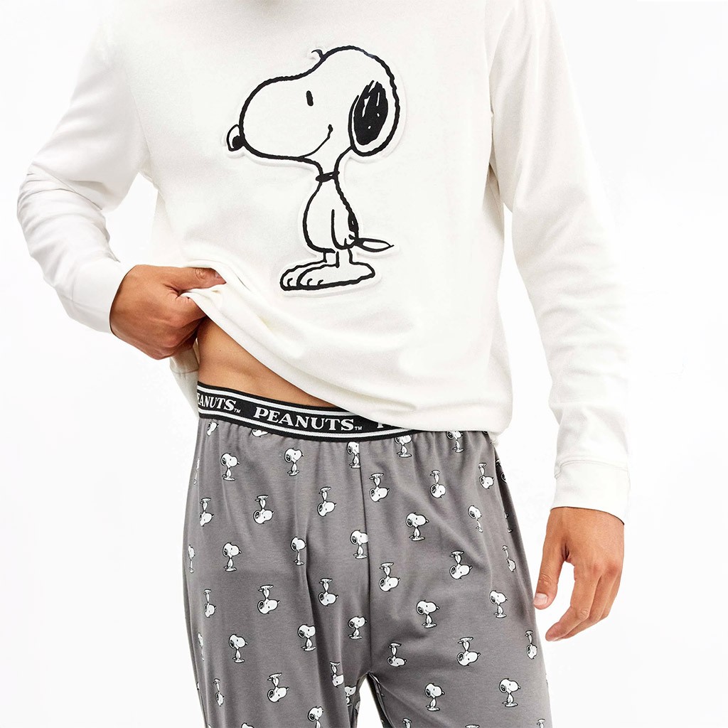Pijama hombre algodón SNOOPY de Gisela