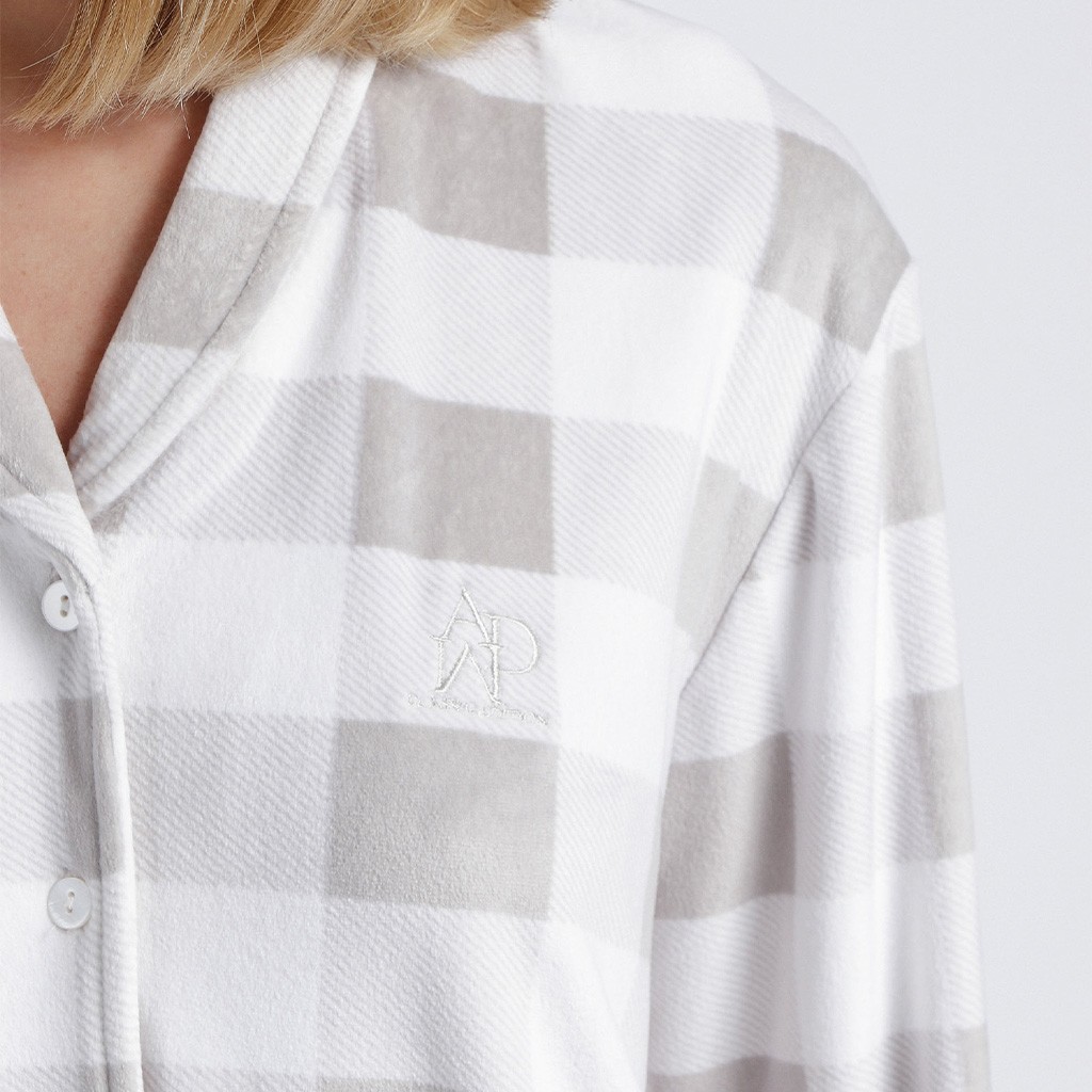 Pijama camisero mujer de cuadros