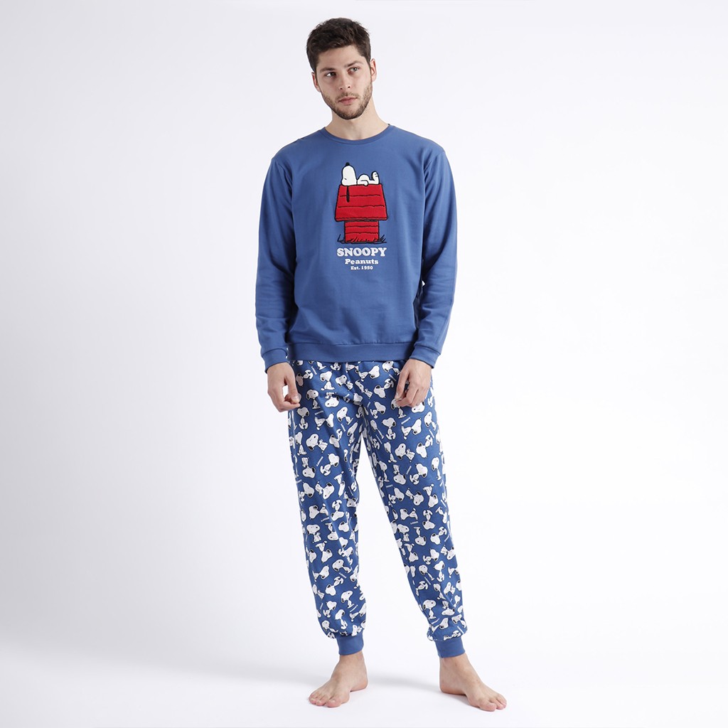 Pijama hombre algodón SNOOPY de Admas
