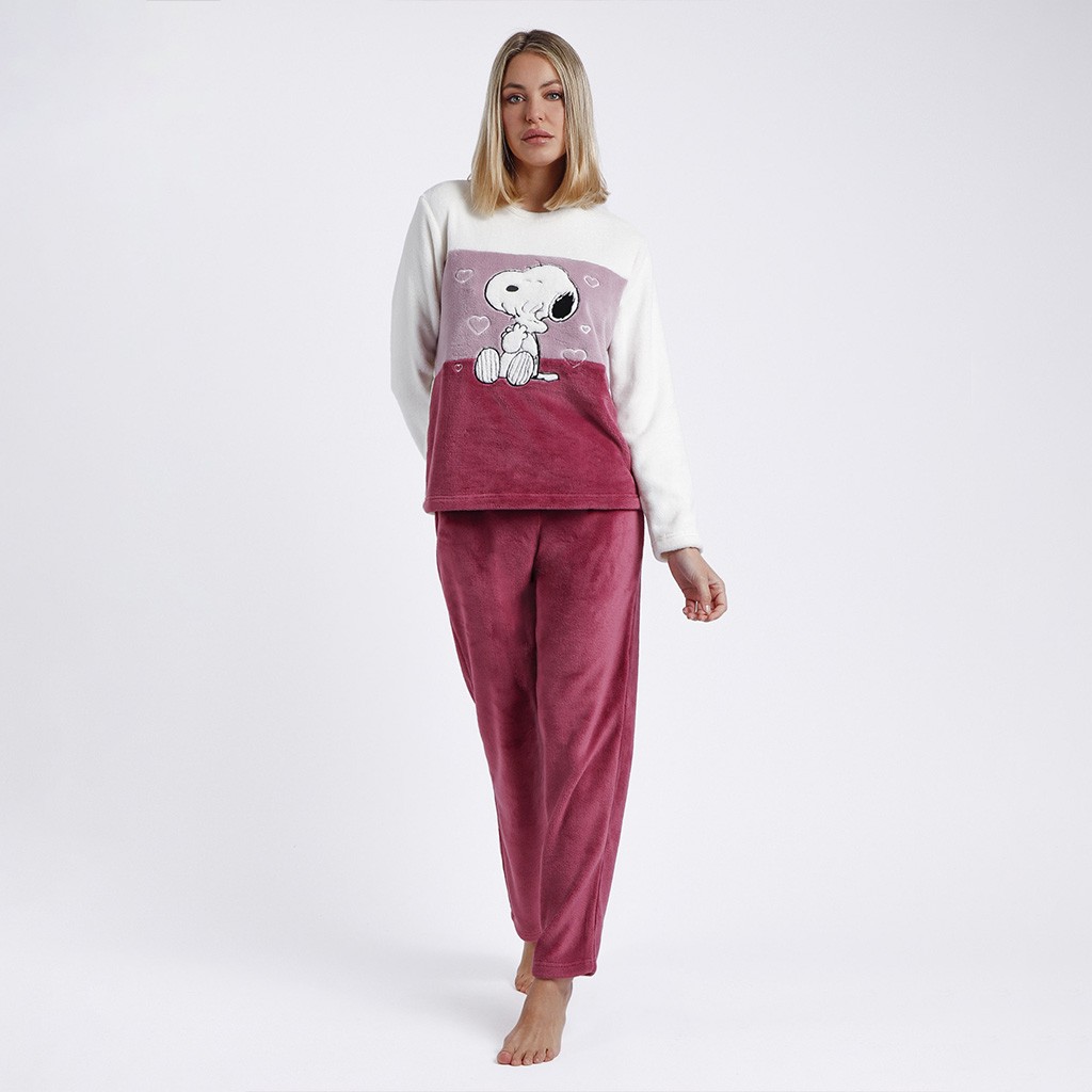 Pijama mujer coralina SNOOPY