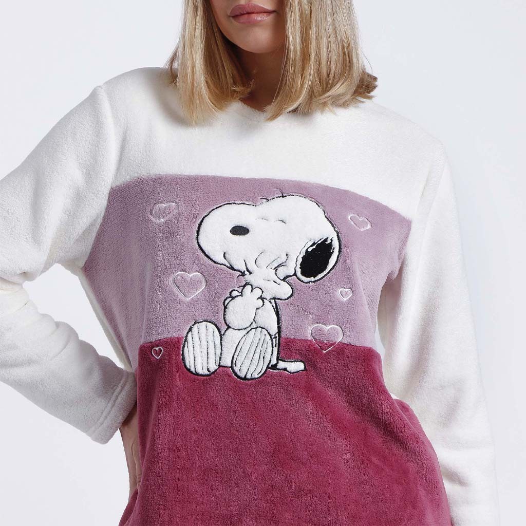 Pijama mujer coralina SNOOPY