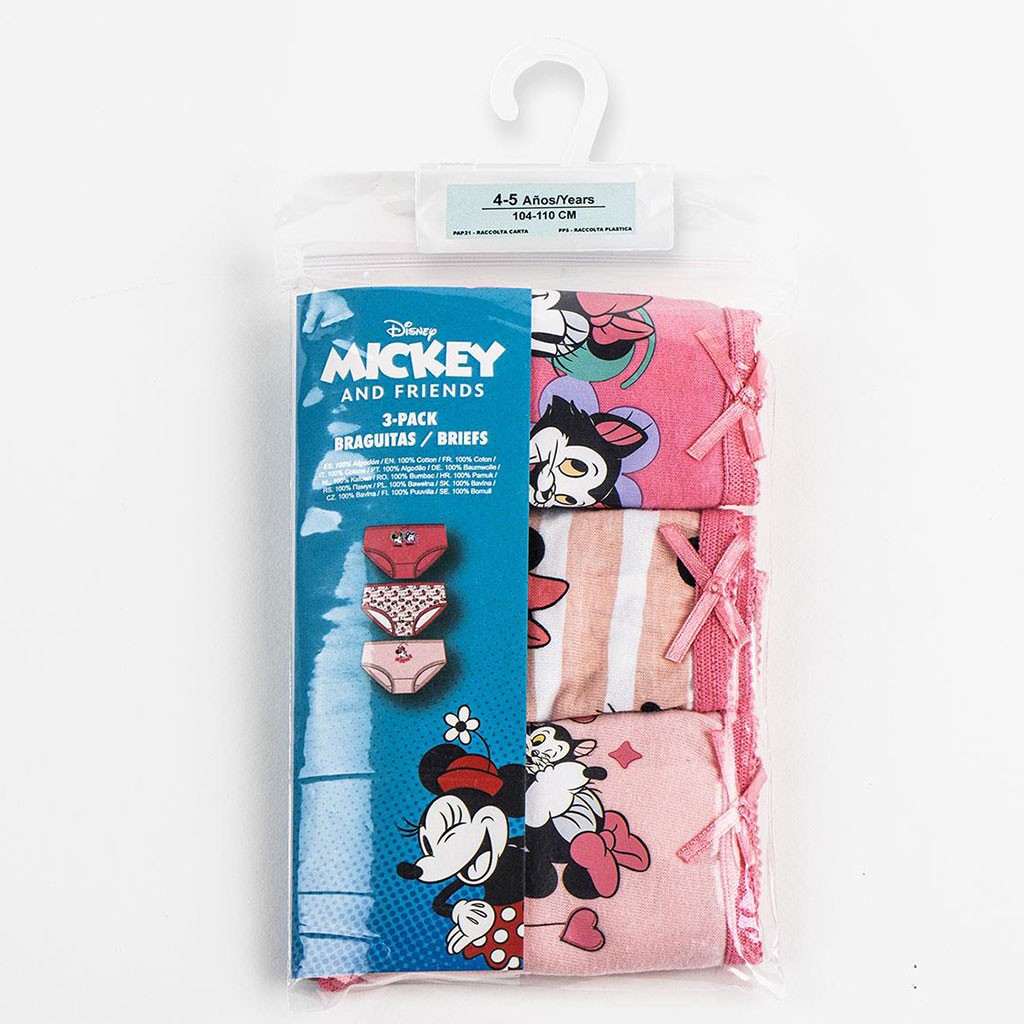 Braga niña Disney MINNIE pack 3