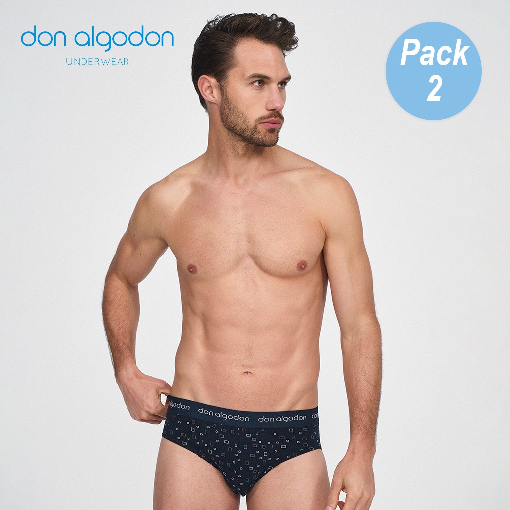 Pack 2 Slip DON ALGODÓN combinados