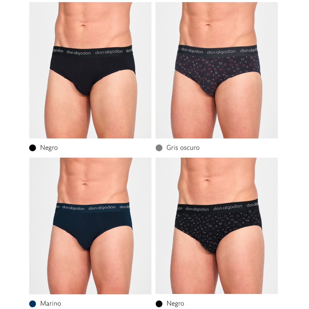 Pack 2 Slip DON ALGODÓN combinados