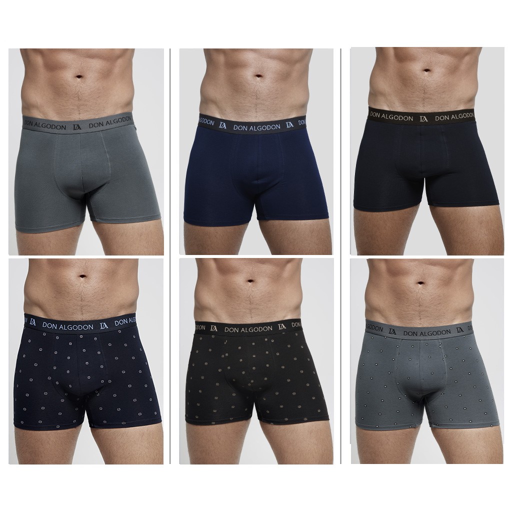 Pack 2 boxers hombre Don Algodón algodón elástico combinados