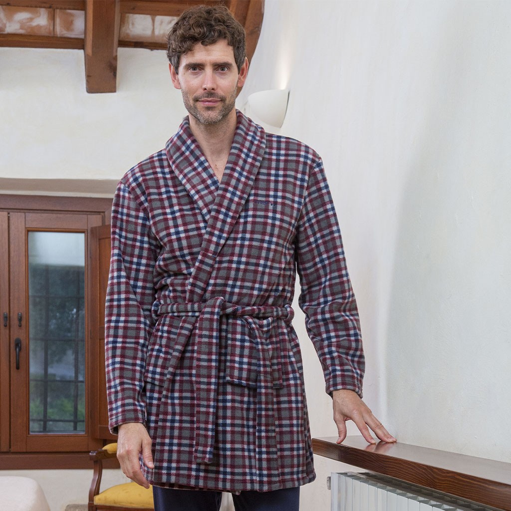 Bata corta hombre MUSLHER tejido polar