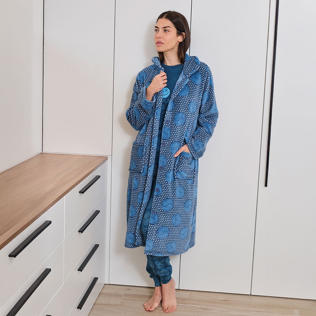 Bata larga mujer MUSLHER abotonada