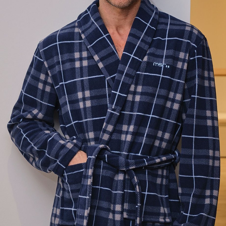 Batín corto hombre MUSLHER cuadros