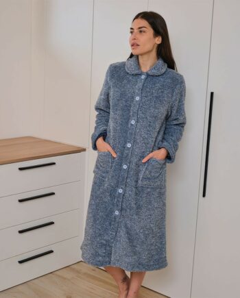 Bata larga mujer abotonada MUSLHER