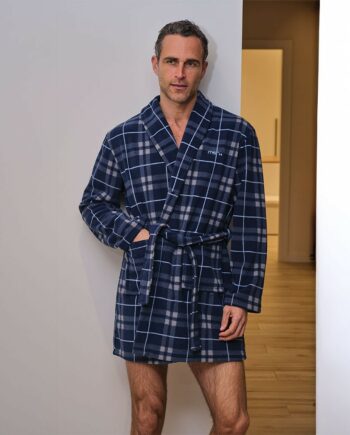 Batín corto hombre MUSLHER cuadros