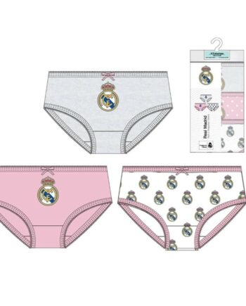 Braga niña REAL MADRID algodón pack 3