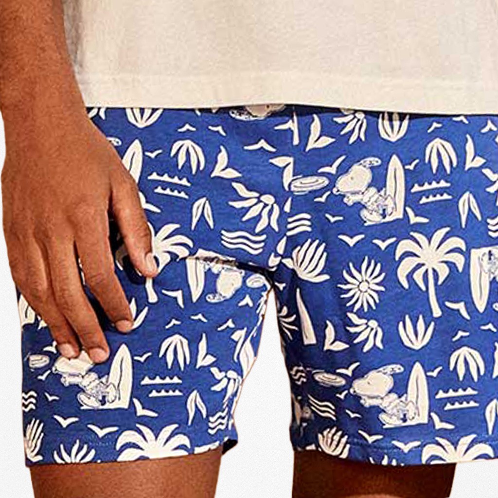 Pijama hombre manga corta algodón SNOOPY Gisela