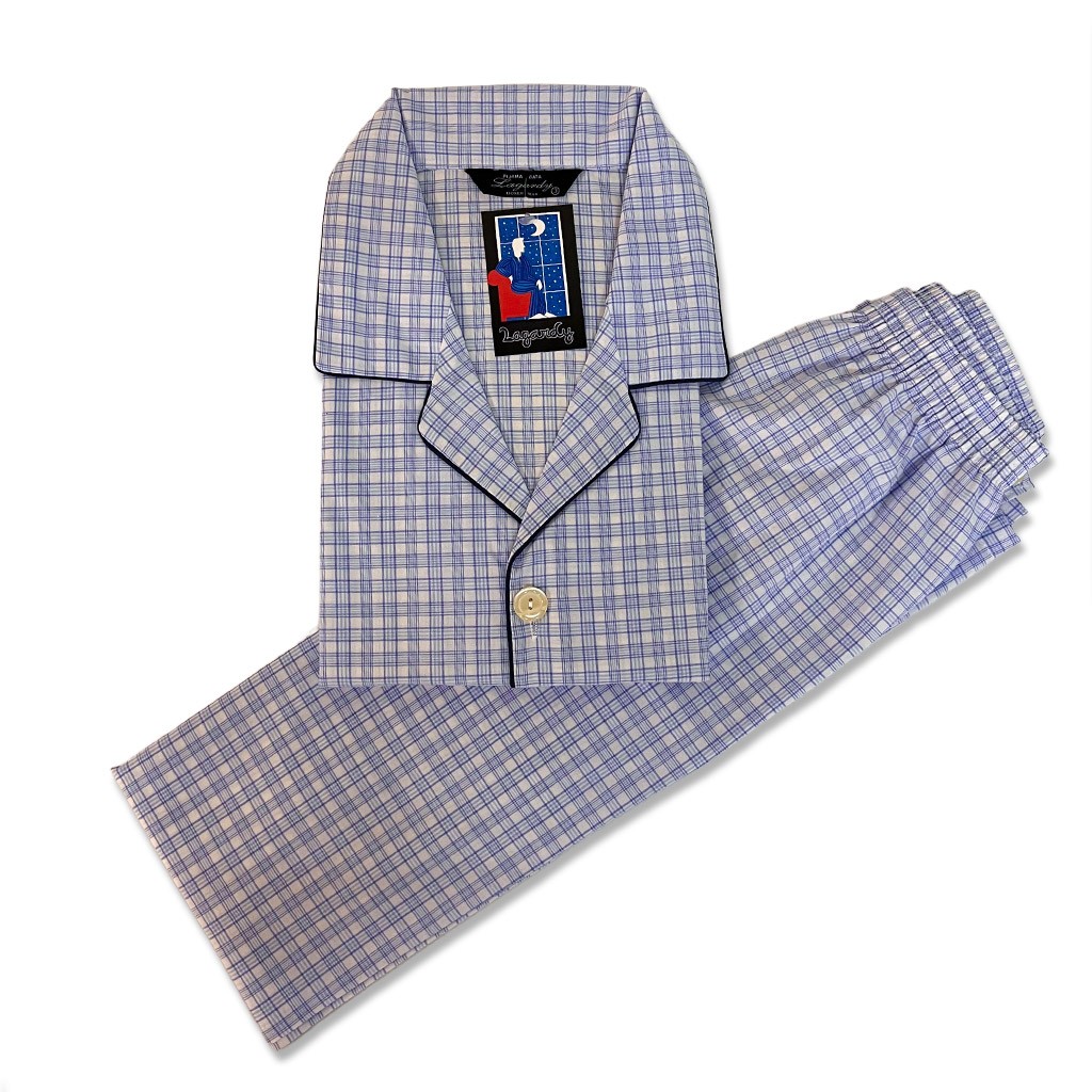 Pijama hombre tela camisa abierto LAGARDY