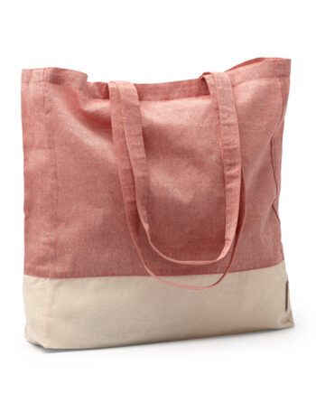 Bolsa Reutilizable Bicolor de Algodón Reciclado