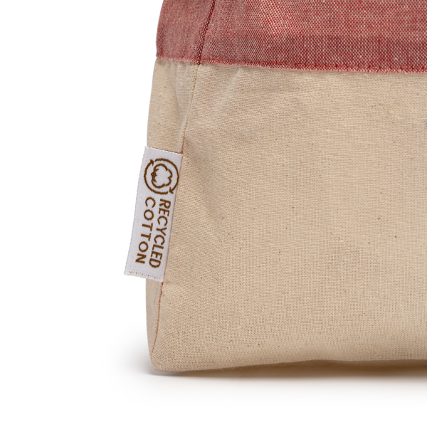 Bolsa Reutilizable Bicolor de Algodón Reciclado