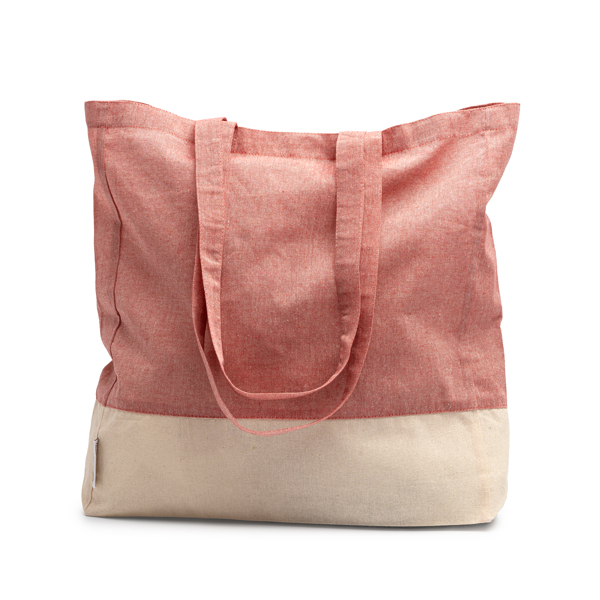 Bolsa Reutilizable Bicolor de Algodón Reciclado